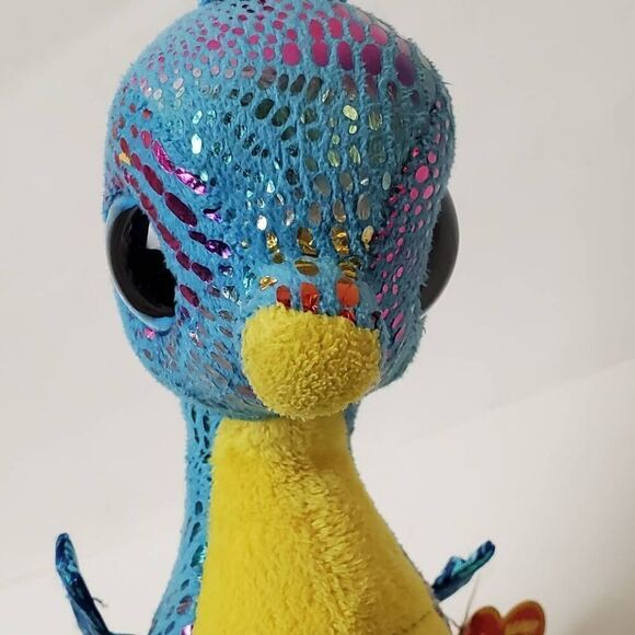 Ty Beanie Baby Boo Neptune the seahorse Stuffed Animal Toy - Picture 5 of 5